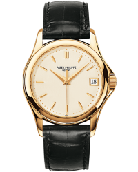 Patek Philippe Calatrava  Automatic Men's Watch, 18K Yellow Gold, Cream Dial, 5127J-001