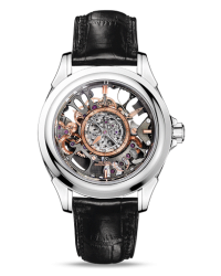 Omega De Ville  Tourbillon Men's Watch, Platinum, Skeleton Dial, 513.93.39.21.99.001