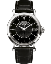 Patek Philippe Calatrava  Automatic Men's Watch, 18K White Gold, Black Dial, 5153G-001