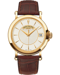 Patek Philippe Calatrava  Automatic Men's Watch, 18K Rose Gold, White Dial, 5153J-001