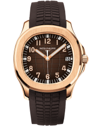 Patek Philippe Aquanaut  Automatic Men's Watch, 18K Rose Gold, Brown Dial, 5167R-001