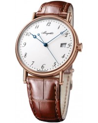Breguet Classique  Automatic Men's Watch, 18K Rose Gold, White Dial, 5177BR/29/9V6