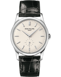 Patek Philippe Calatrava  Automatic Men's Watch, 18K White Gold, White Dial, 5196G-001