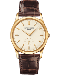 Patek Philippe Calatrava  Automatic Men's Watch, 18K Yellow Gold, Cream Dial, 5196J-001