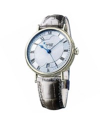 Breguet Classique  Automatic Men's Watch, 18K White Gold, Silver Dial, 5197BB/15/986