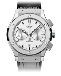 Hublot Classic Fusion 45mm Limited Edition  Chronograph Automatic Men's Watch, Titanium, White Dial, 521.NX.2610.LR