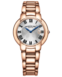 Raymond Weil Jasmine  Quartz Women's Watch, Gold Tone, Silver Dial, 5235-P5-01659