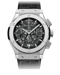 Hublot Classic Fusion 45mm Limited Edition  Chronograph Automatic Men's Watch, Titanium, Skeleton Dial, 525.NX.0170.LR