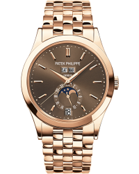 Patek Philippe Complications  Automatic With Power Reserve Men's Watch, 18K Rose Gold, Brown Dial, 5396/1R-001