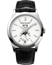Patek Philippe Complications  Automatic With Power Reserve Men's Watch, 18K White Gold, White Dial, 5396G-011
