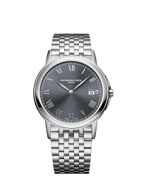 Raymond Weil Tradition  Quartz Men's Watch, Stainless Steel, Grey Dial, 5466-ST-00608
