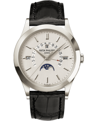 Patek Philippe Grand Complications  Automatic Men's Watch, Platinum, White Dial, 5496P-001