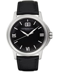Raymond Weil Tradition  Quartz Men's Watch, Stainless Steel, Black Dial, 5576-st-00207