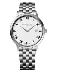 Raymond Weil Toccata  Quartz Men's Watch, Stainless Steel, White Dial, 5588-ST-00300