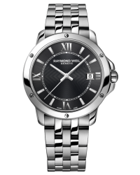Raymond Weil Tango  Quartz Men's Watch, Stainless Steel, Black Dial, 5591-ST-00607