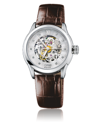 Oris Artelier  Automatic Women's Watch, Stainless Steel, Silver Dial, 560-7604-4019-07-5-16-70FC