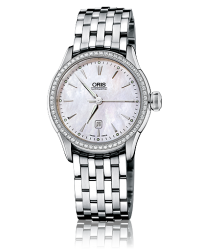 Oris Artelier  Automatic Men's Watch, Stainless Steel, Mother Of Pearl Dial, 561-7604-4956-07-8-16-73