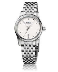 Oris Classic  Automatic Men's Watch, Stainless Steel, Silver Dial, 561-7650-4051-07-8-14-61