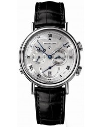 Breguet Classique  Chronograph Automatic Men's Watch, 18K White Gold, Silver Dial, 5707BB/12/9V6