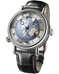 Breguet Classique  Automatic Men's Watch, Platinum, Silver Dial, 5717PT/US/9ZU