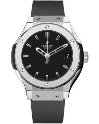 Hublot Classic Fusion  Quartz Women's Watch, Titanium, Black Dial, 581.NX.1170.RX