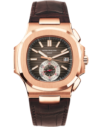 Patek Philippe Nautilus  Chronograph Automatic Men's Watch, 18K Rose Gold, Brown Dial, 5980R-001
