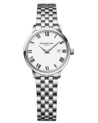 Raymond Weil Toccata  Quartz Women's Watch, Stainless Steel, White Dial, 5988-ST-00300