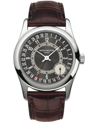 Patek Philippe Calatrava  Automatic Men's Watch, 18K White Gold, Anthracite Dial, 6000G-010