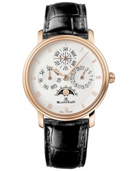 Blancpain Villeret  Automatic Men's Watch, 18K Rose Gold, Silver Dial, 6057-3642-55
