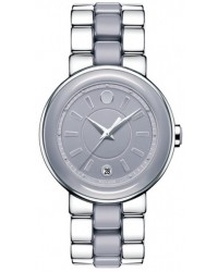 Movado Cerena  Quartz Women's Watch, Stainless Steel, Grey Dial, 606553