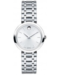Movado 1881  Automatic Women's Watch, Stainless Steel, Silver Dial, 606917