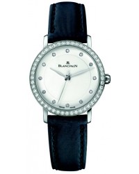 Blancpain Villeret  Automatic Women's Watch, Stainless Steel, White Dial, 6102-4628-95