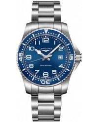 Longines HydroConquest  Quartz Men's Watch, Stainless Steel, Blue Dial, L3.688.4.03.6