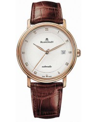 Blancpain Villeret  Automatic Men's Watch, 18K Rose Gold, White Dial, 6223-3642-55