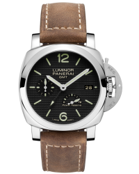 Panerai Luminor 1950  Automatic Men's Watch, Stainless Steel, Black Dial, PAM00537