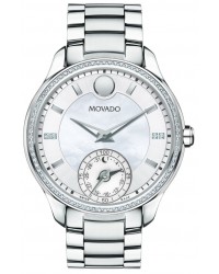 Movado Bellina  Quartz Women's Watch, Stainless Steel, Mother Of Pearl Dial, 660006
