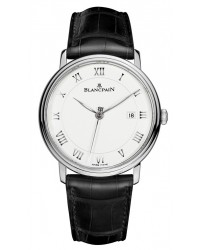 Blancpain Villeret  Automatic Men's Watch, Stainless Steel, White Dial, 6651-1127-55B