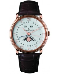 Blancpain Villeret  Automatic Men's Watch, 18K Rose Gold, Silver Dial, 6664-3642-55B
