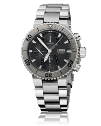 Oris   Chronograph Automatic Men's Watch, Titanium, Grey Dial, 674-7655-7253-07-8-26-75PEB