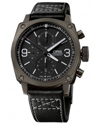 Oris Aviation BC4  Chronograph Automatic Men's Watch, Stainless Steel, Black Dial, 674-7616-4284-LS