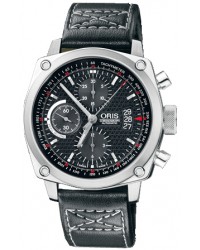 Oris Aviation BC4  Chronograph Automatic Men's Watch, Stainless Steel, Black Dial, 674-7616-4154-LS