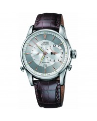 Oris Artelier  Automatic Unisex Watch, Stainless Steel, Silver Dial, 690-7581-4051-LS