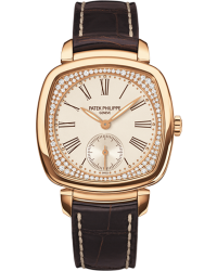 Patek Philippe Gondolo  Mechanical Women's Watch, 18K Rose Gold, Cream Dial, 7041R-001