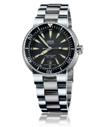 Oris Divers Date  Automatic Men's Watch, Stainless Steel, Black Dial, 733-7533-8454-07-8-24-01PEB
