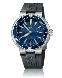 Oris Divers Date  Automatic Men's Watch, Stainless Steel, Blue Dial, 733-7533-8555-07-4-24-34EB