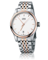 Oris Classic  Automatic Men's Watch, Stainless Steel, Silver Dial, 733-7578-4351-07-8-18-63