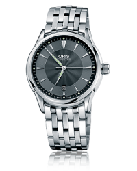 Oris Artelier  Automatic Men's Watch, Stainless Steel, Grey Dial, 733-7591-4054-07-8-21-73