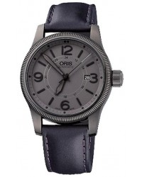 Oris Big Crown  Automatic Men's Watch, PVD, Grey Dial, 733-7629-4263-LS