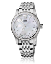 Oris Big Crown  Automatic Men's Watch, Stainless Steel, White Mother Of Pearl Dial, 733-7649-4066-07-8-19-76