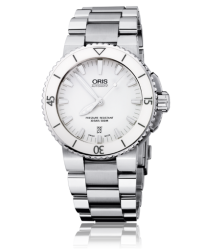 Oris Aquis  Automatic Men's Watch, Stainless Steel, White Dial, 733-7653-4156-07-8-26-01PEB